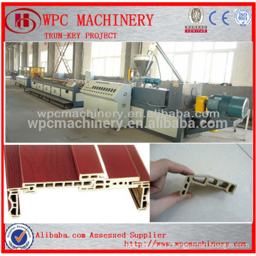 Wood plastic composite WPC profile making machine/PVC WPC profile making machine